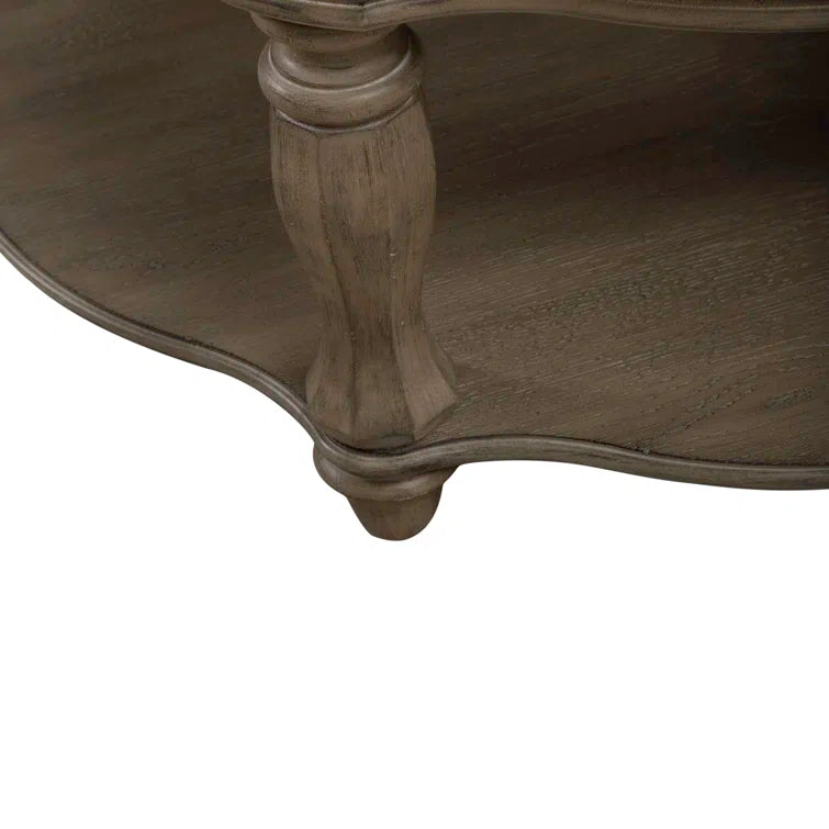 Tylene Cocktail Table W/ Two Round End Tables Set