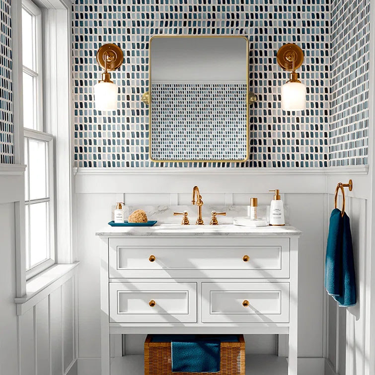 Woodvale Metal Framed Wall Mounted Bathroom / Vanity Mirror