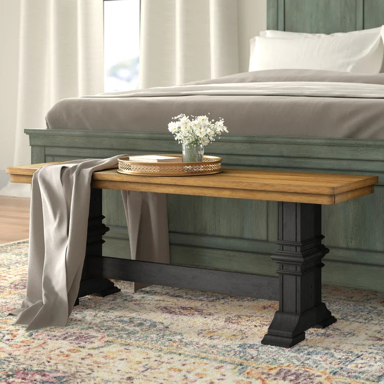 Fortville Solid Wood Bench