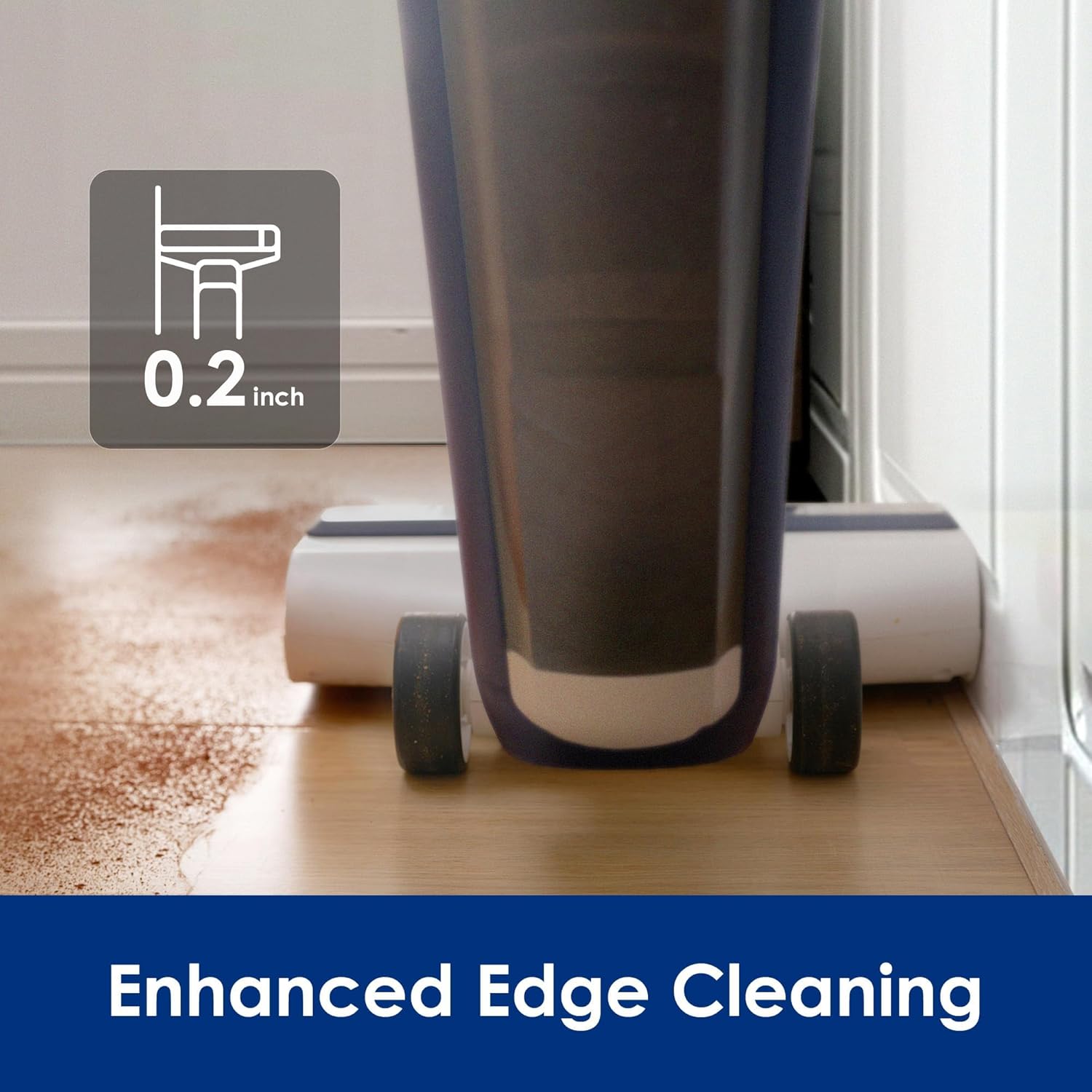 Tineco iFLOOR 5 Breeze Complete Wet Dry Vacuum Cordless Floor Washer, One-Step Cleaning for Hard Floors, Edge Clean, Auto Self-Cleaning, Lightweight & Cordless Design