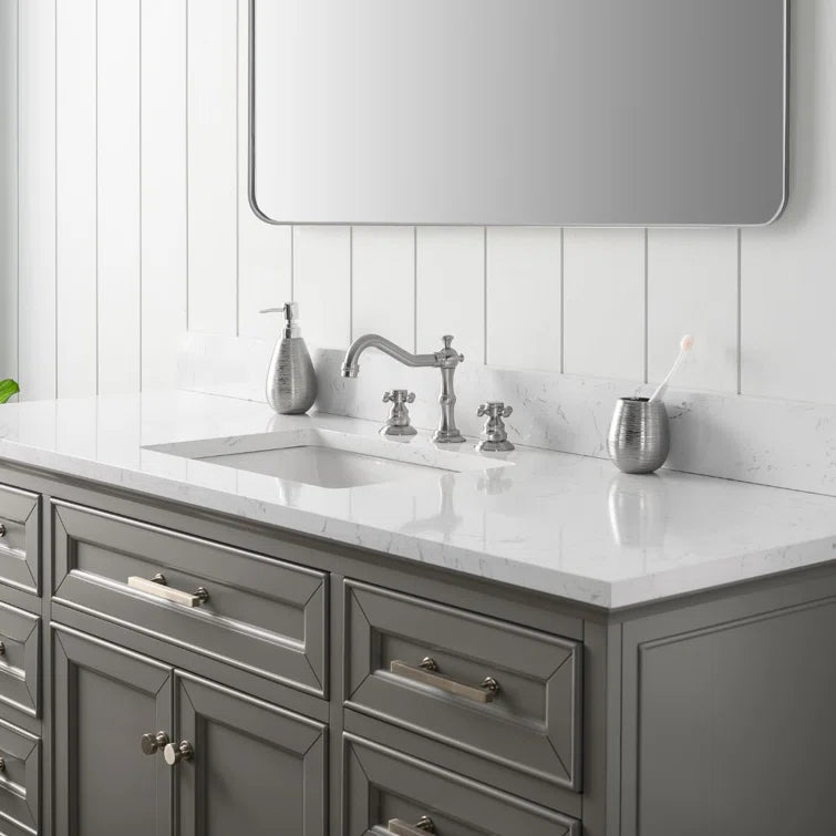 Annaline 60'' Single Bathroom Vanity with Engineered Stone Top