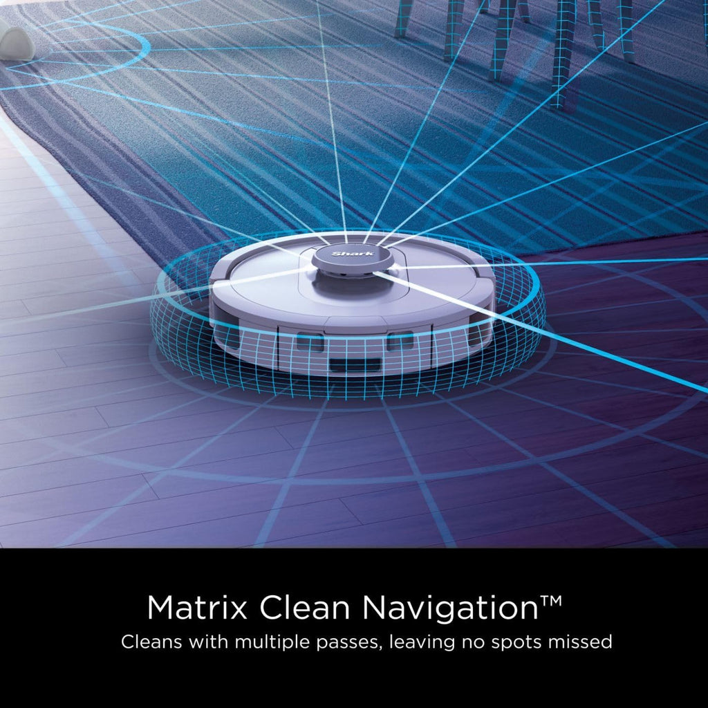 Shark RV1001AE IQ Robot Self-Empty XL, Robot Vacuum with IQ Navigation, Home Mapping, Self-Cleaning Brushroll, Wi-Fi Connected, Works with Alexa, Black