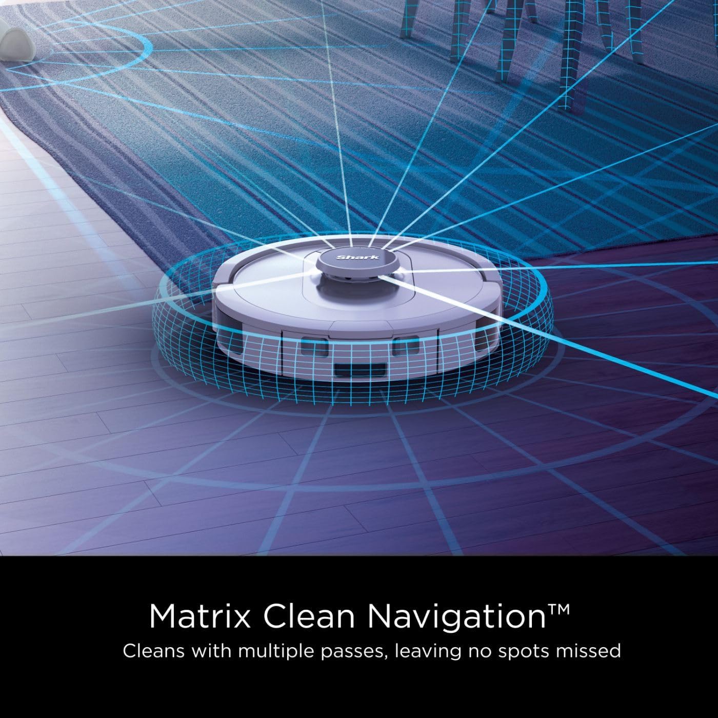 Shark RV1001AE IQ Robot Self-Empty XL, Robot Vacuum with IQ Navigation, Home Mapping, Self-Cleaning Brushroll, Wi-Fi Connected, Works with Alexa, Black
