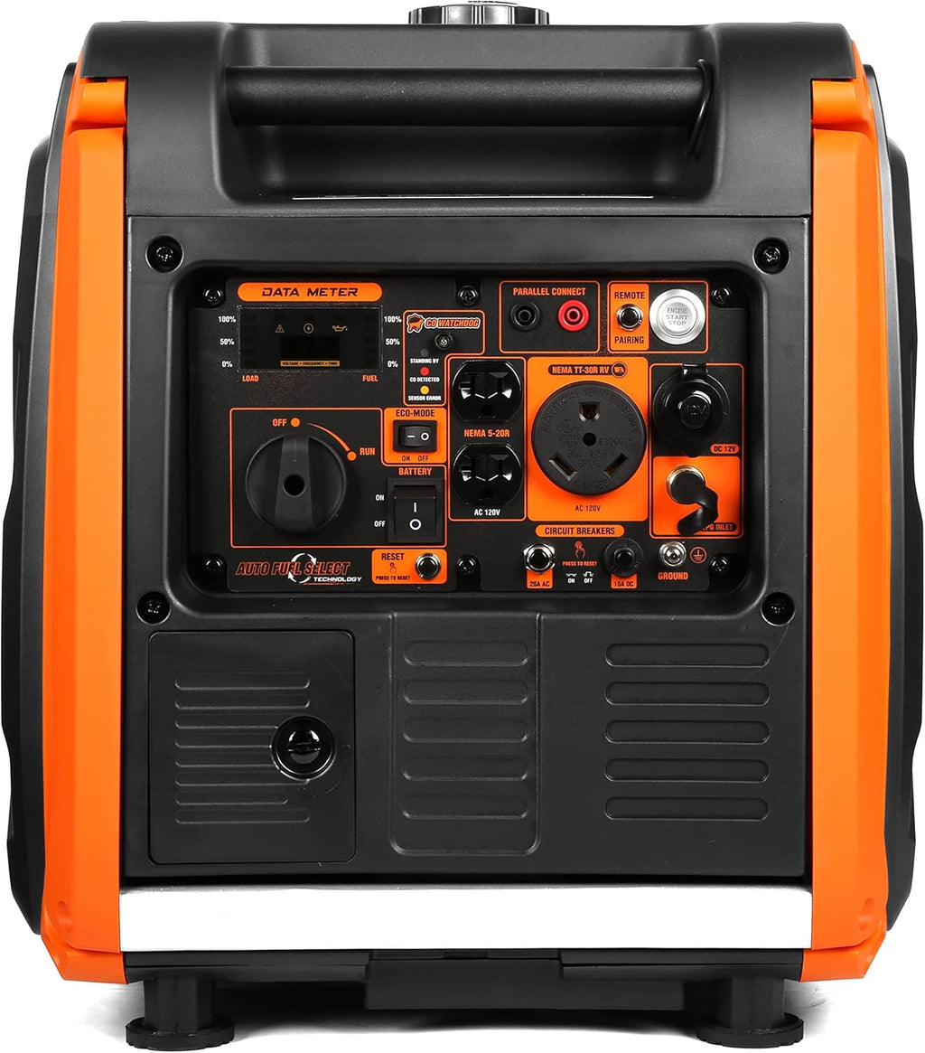 WEN 3800-Watt Inverter Generator, Electric Start, RV-Ready, Portable and Super Quiet with Fuel Shut-Off (56380i)