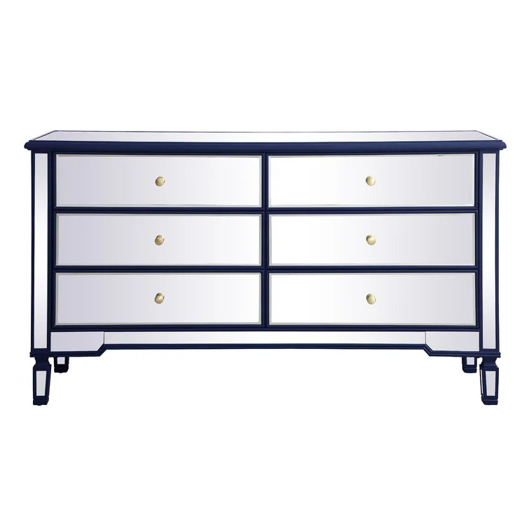 Brixton 6 Drawer 60" W Double Dresser