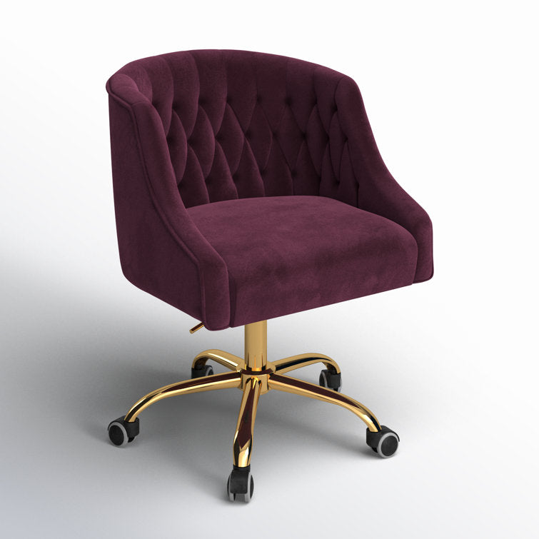 Louise Velvet Hand-Curated Task Chair