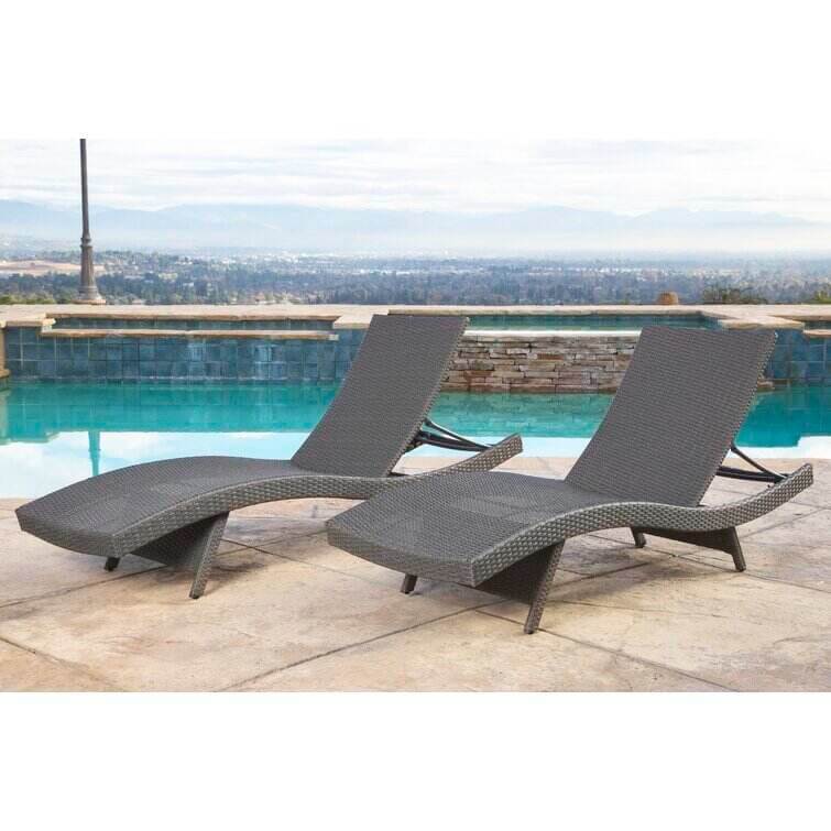Mirabel 79'' Long Reclining Single Chaise (Set of 2)