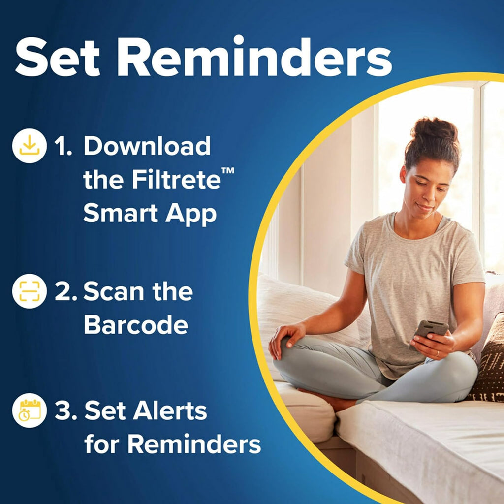 Filtrete High Performance Deep Pleat Filter 1550 MPR, 20 in x 20 in x 4 in - 4 Units per Case