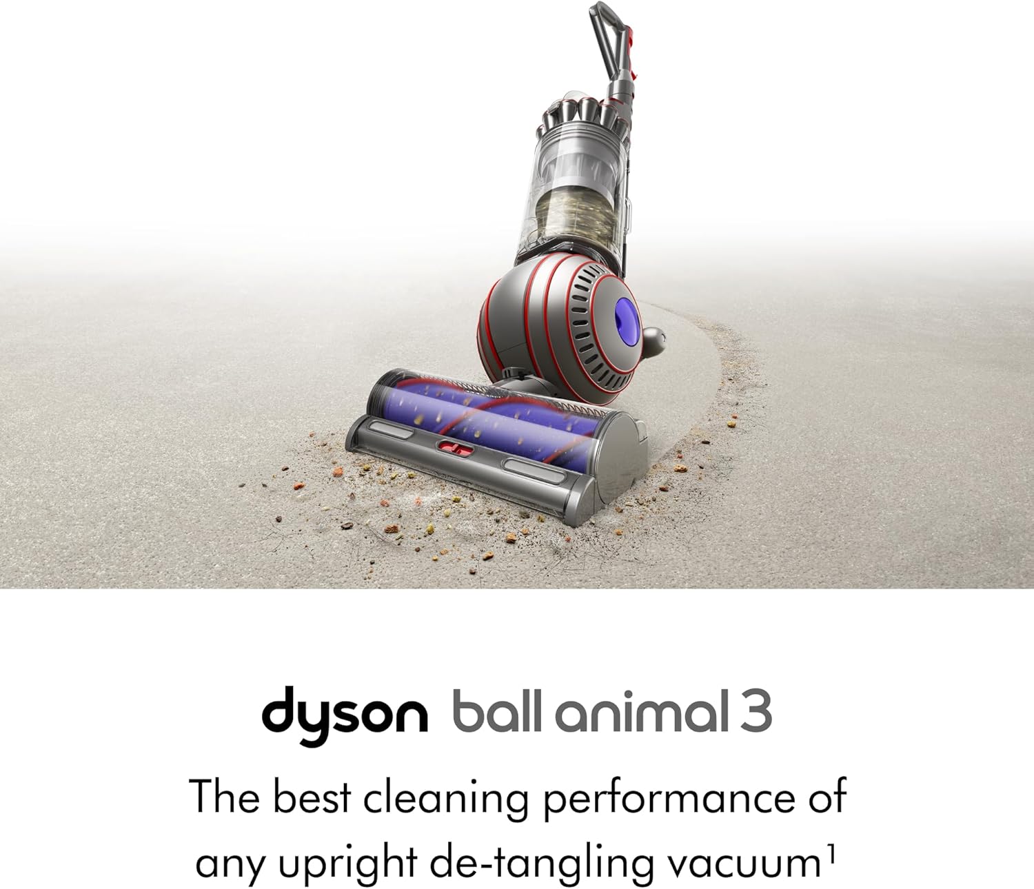 Dyson Ball Animal 2 Total Clean Upright Vacuum, Iron/Blue