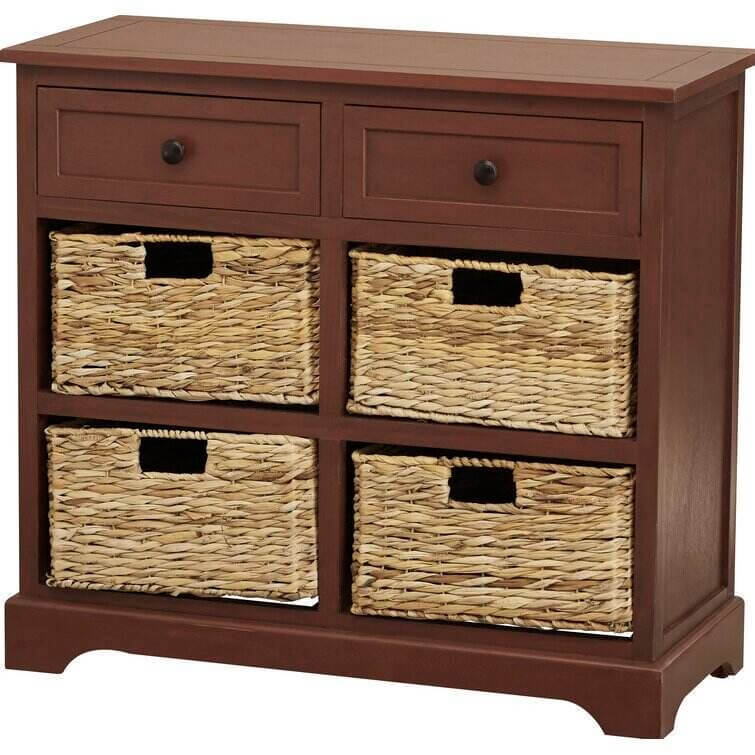 Swick 26'' Tall Solid Wood 2 - Drawer Accent Chest