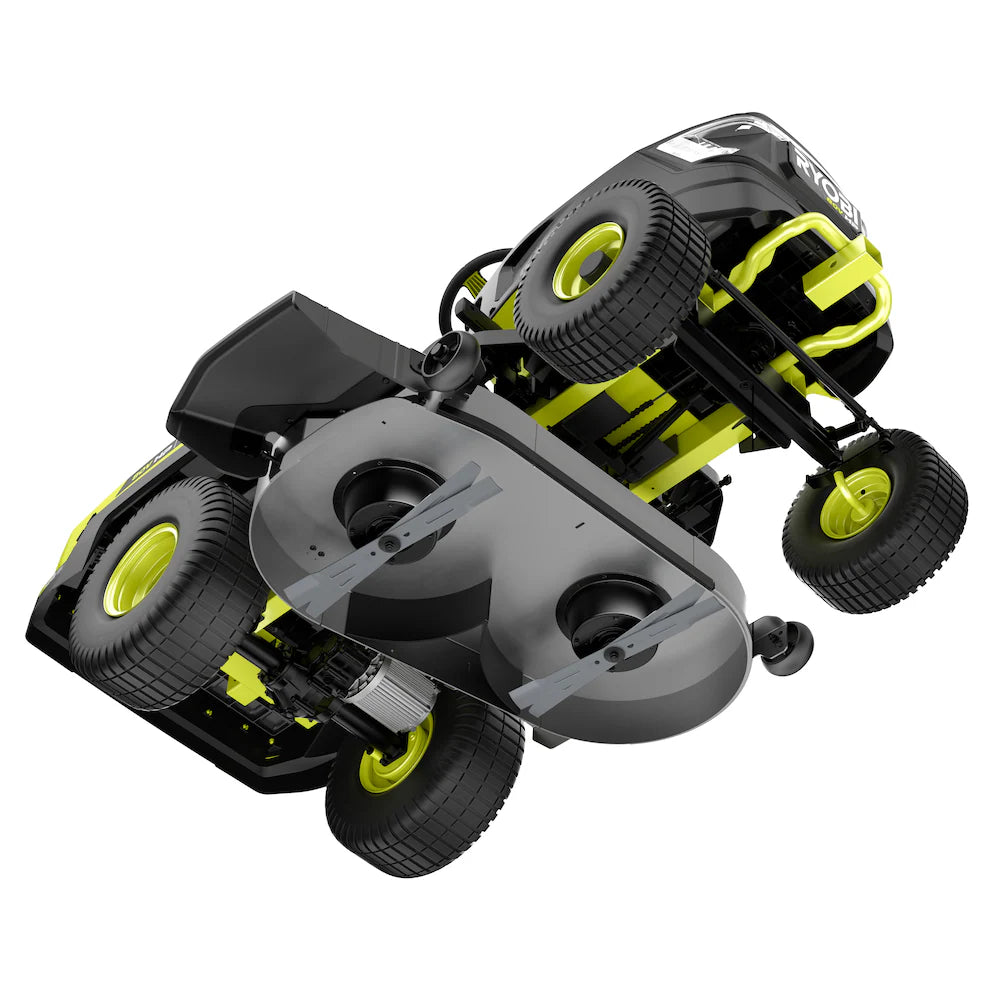 80V HP Brushless 42 in. Battery Electric Cordless Riding Lawn Tractor with (3) 80V 10Ah Batteries and Charger