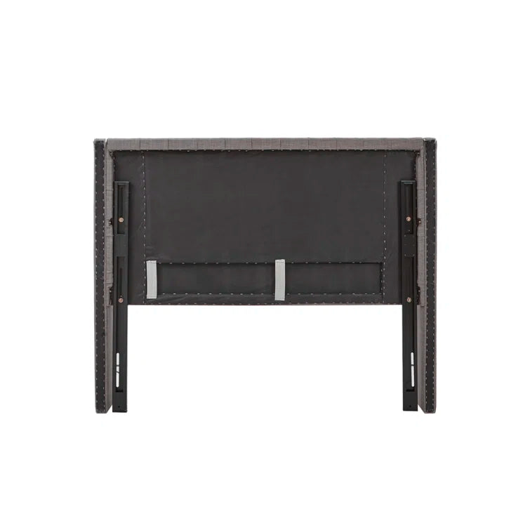Tickhill Upholstered Wingback Button Tufted Headboard