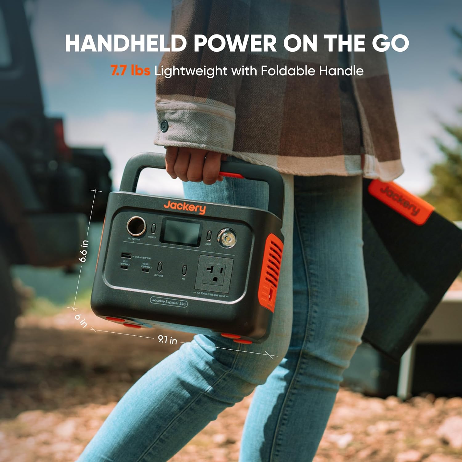 Jackery Explorer 3000 Pro Solar Generator + Manual Transfer Switch, 3024Wh 3000W Portable Power Station with 2 * 200W Solar Panels, up to 3kW Plug & Play Home Backup Power