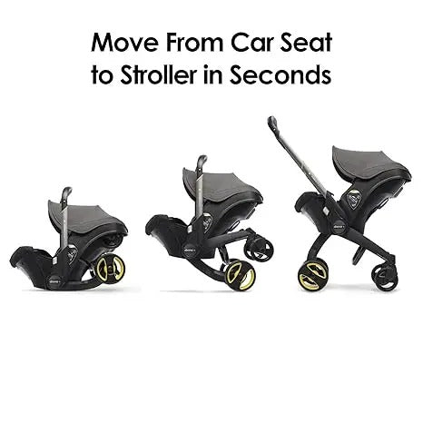 Doona Car Seat & Stroller, Nitro Black - All-in-One Travel System