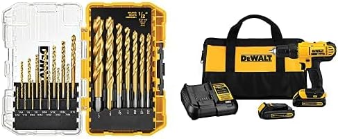 Dewalt DCD771C2 20V MAX Cordless Lithium-Ion 1/2 inch Compact Drill Driver Kit and 4-1/2” grinder (Tool Only)
