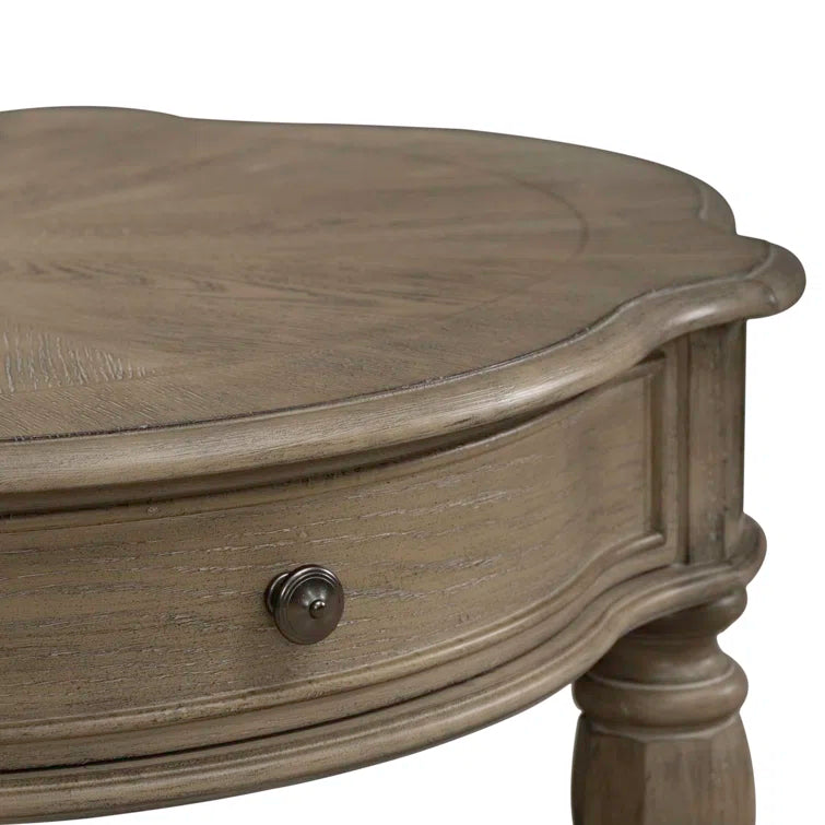 Tylene Cocktail Table W/ Two Round End Tables Set