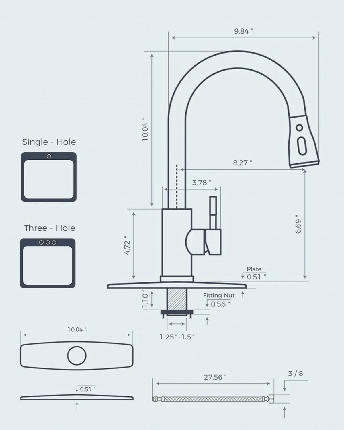 FORIOUS Touchless Kitchen Faucets, Brushed Nickel Kitchen Faucet with Pull Down Sprayer, Single Handle Smart Motion Sensor Kitchen Sink Faucet,Contemporary Hands-Free Sink Faucet for Farmhouse Laundry