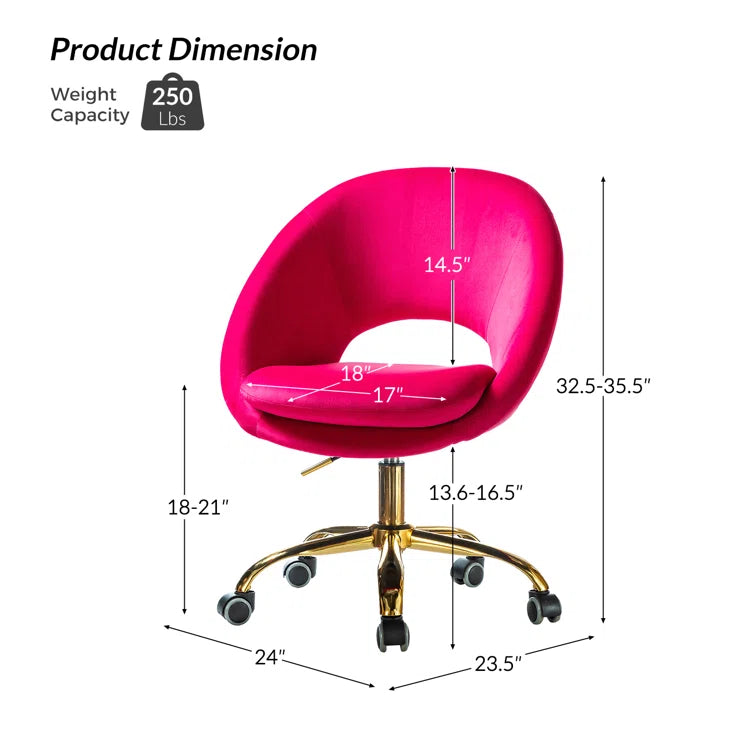 Lourdes Task Chair with Ergonomic Design