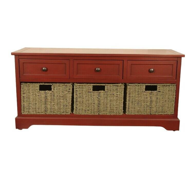 Kaler Drawers Storage Bench