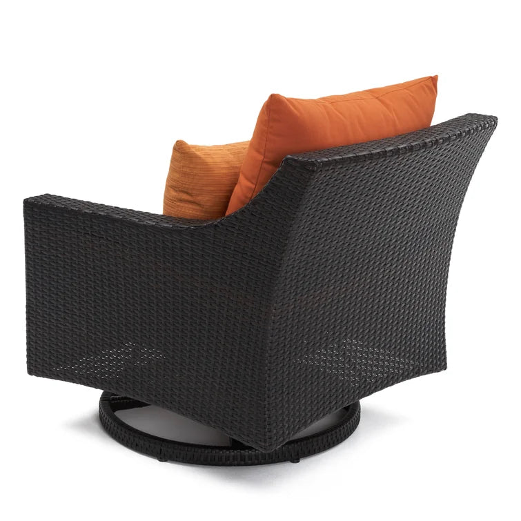 Fionnula Swivel Patio Chair with Cushions