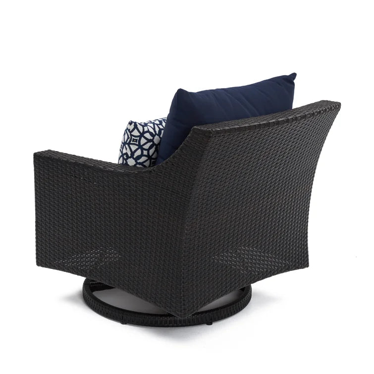 Fionnula Swivel Patio Chair with Cushions