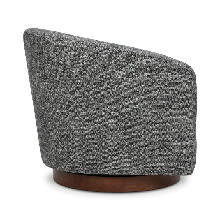 Bennett Upholstered Swivel Barrel Chair