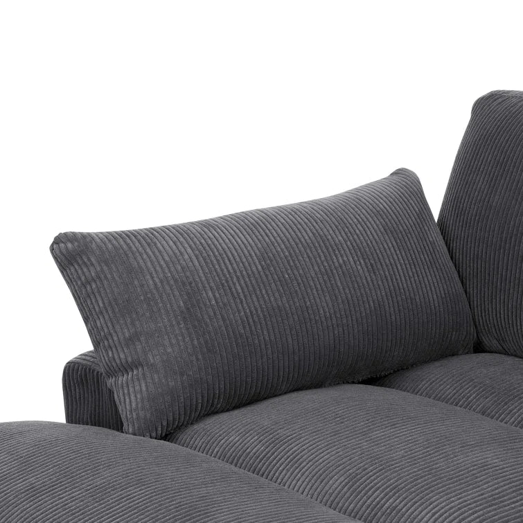 Mordecai 90'' Corduroy Sleeper Sofa