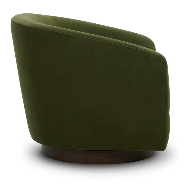 Bennett Upholstered Swivel Barrel Chair