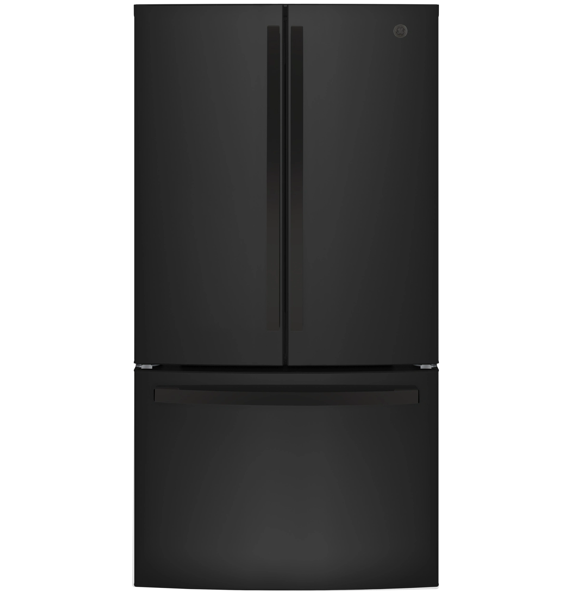 GE GNE27JYMFS 36" French Door Refrigerator with 27 cu. ft. Total Capacity Energy Star LED Lighting Internal Water Dispenser Spill-Proof Shelves in Fingerprint Resistant Stainless Steel