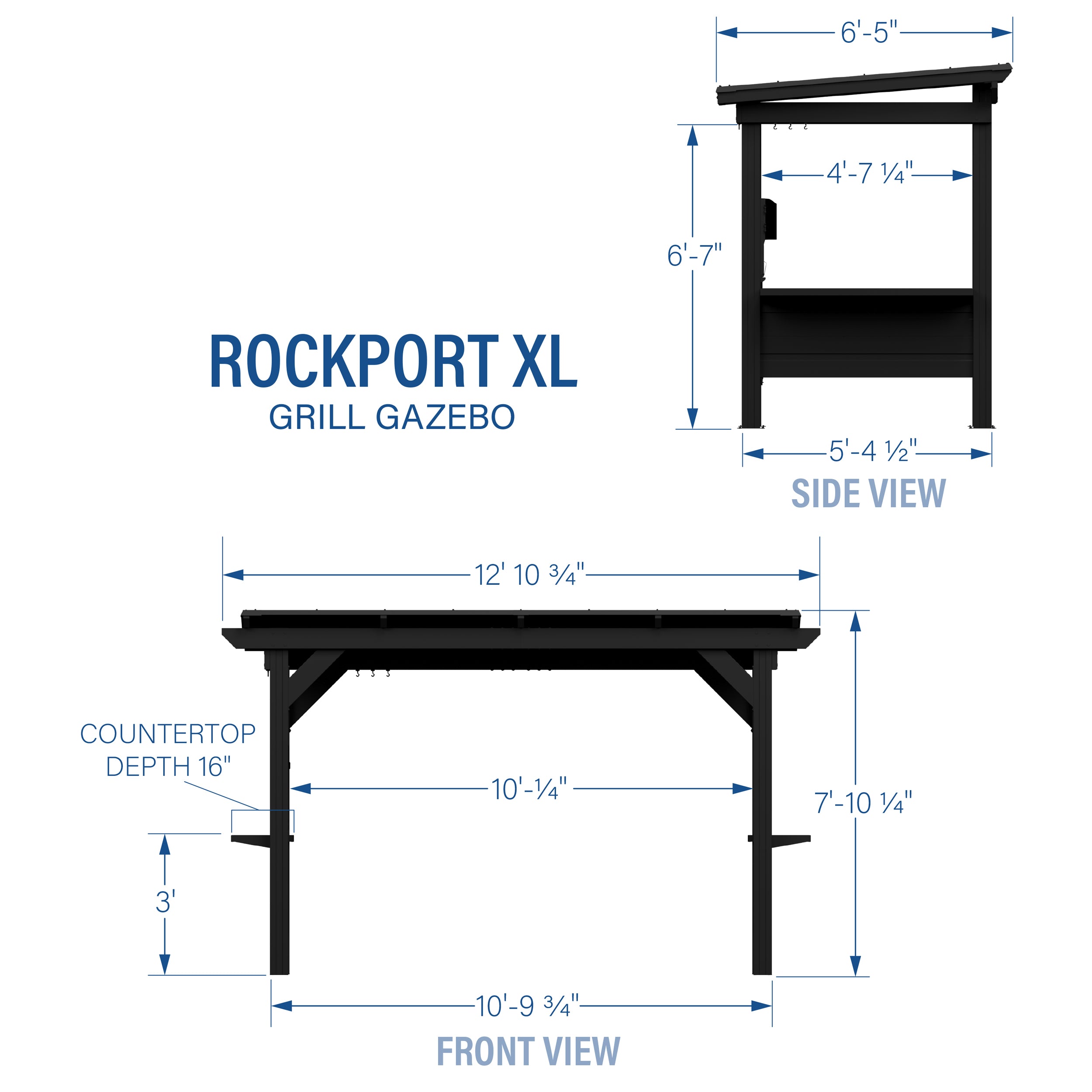 🔥$249🔥Rockport XL Steel Grill Gazebo
