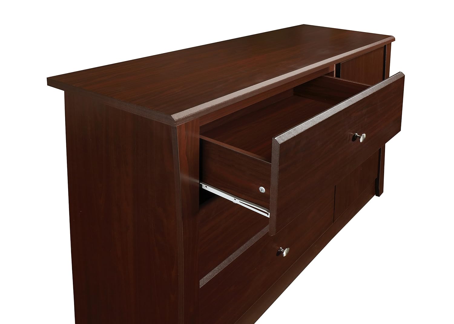 Storkcraft Crescent 6 Drawer Double Dresser (Pebble Gray) – GREENGUARD Gold Certified, For Nursery, Dresser, Kids Nursery Organizer, Chest of Drawers