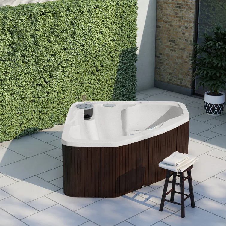 Lifesmart Spas 3 - Person 17 - Jet Plug And Play Hot Tub with Ozonator in Espresso