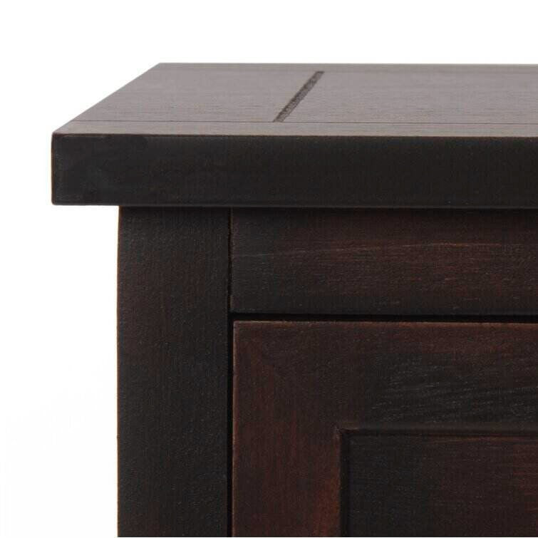 Swick 26'' Tall Solid Wood 2 - Drawer Accent Chest