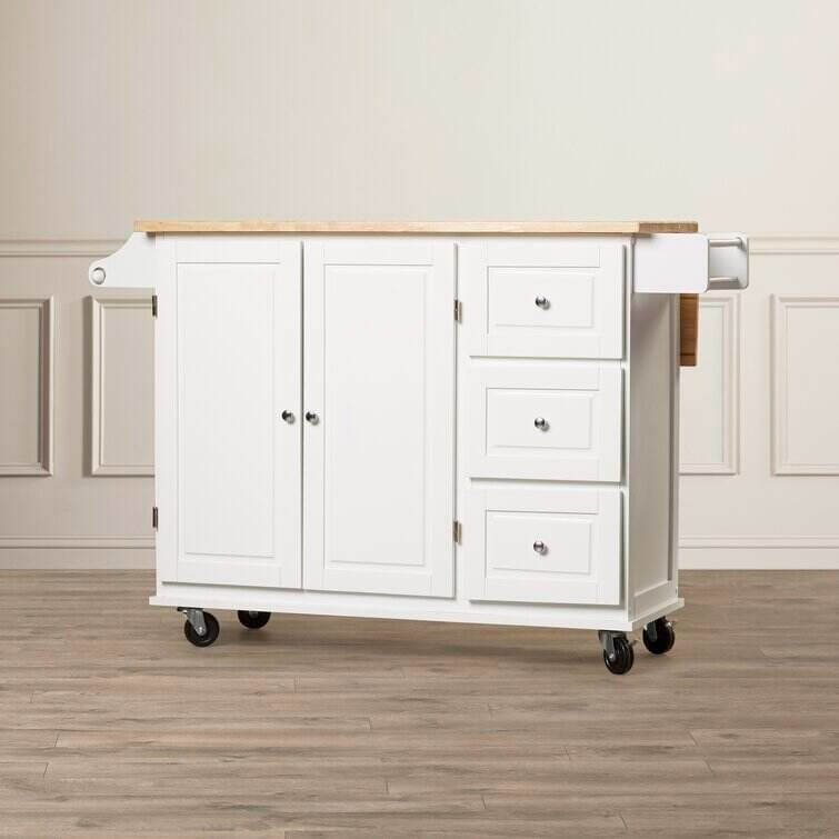 Hardy Solid Wood Kitchen Cart