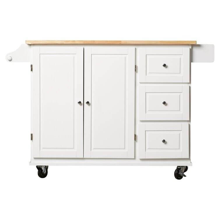 Hardy Solid Wood Kitchen Cart