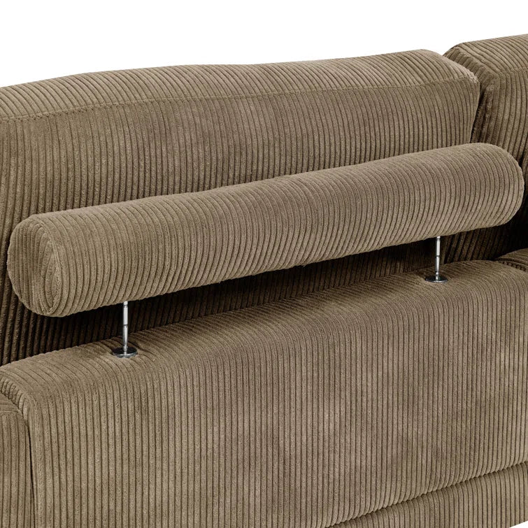Mordecai 90'' Corduroy Sleeper Sofa