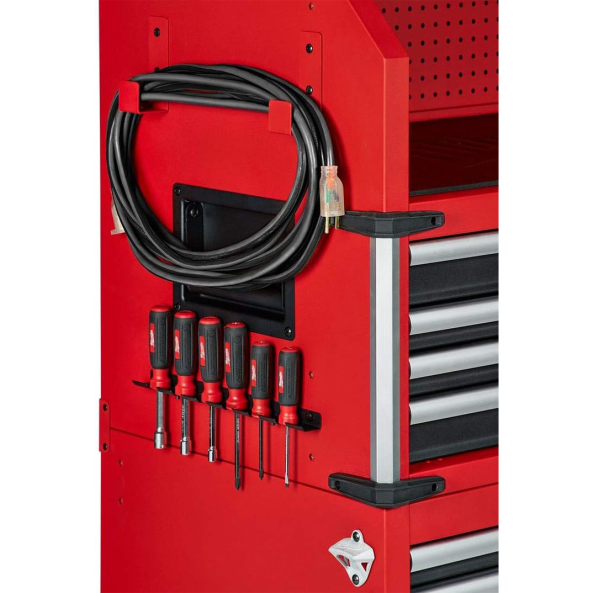 Milwaukee High Capacity 56 in. Tool Chest and Roller Cabinets Combo +18V Cordless Lithium-Ion 4 Tool Combo Kit