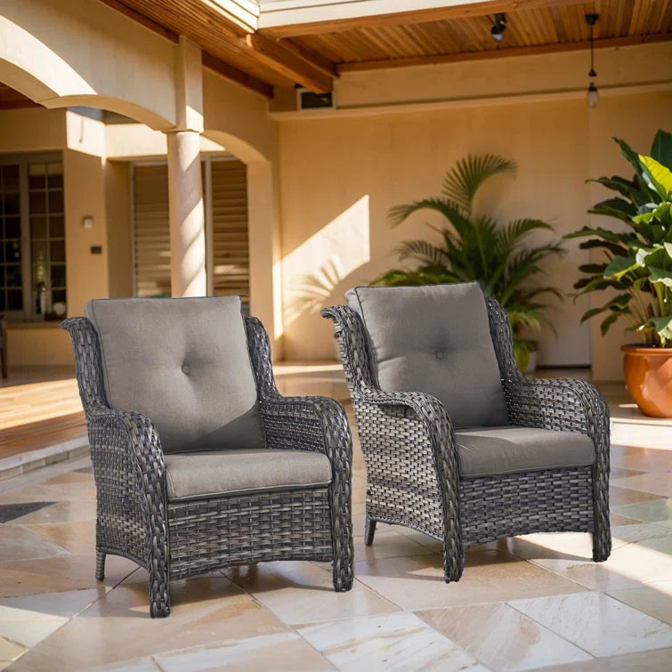 Bonia Wicker Rattan Outdoor Chairs