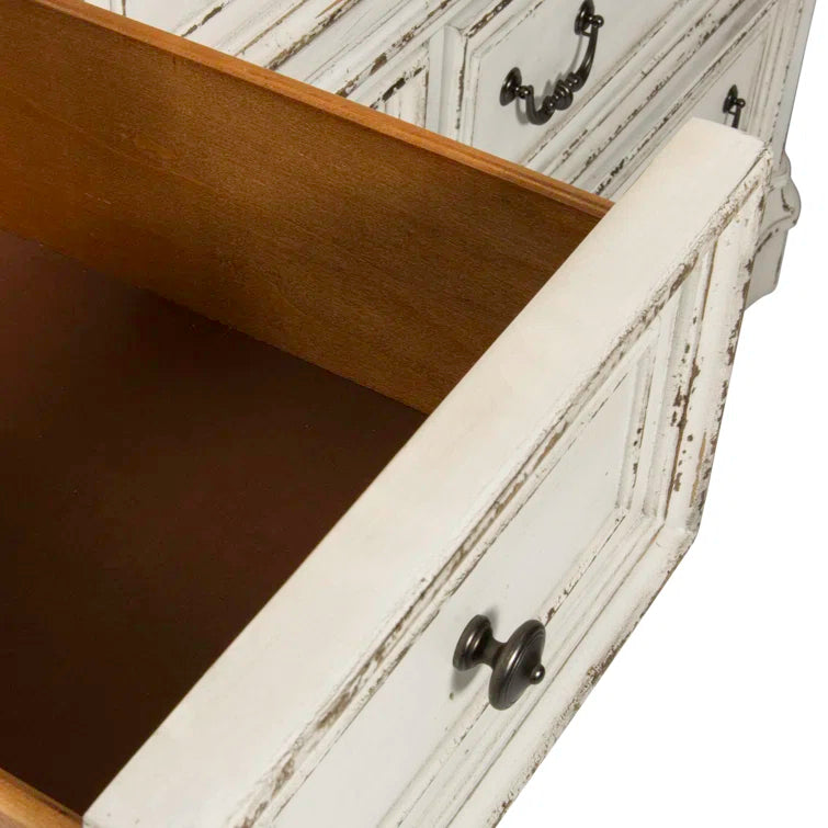 Colchester Panel Bed, Dresser & Mirror, Night Stand