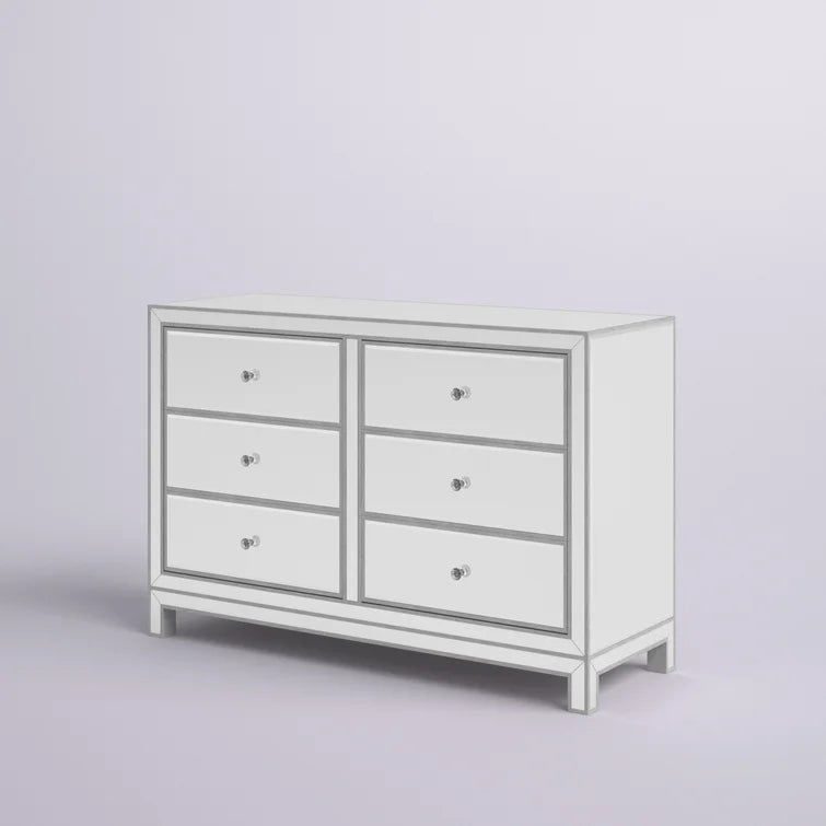 Fairgrove 6 Drawer 48'' W Double Dresser