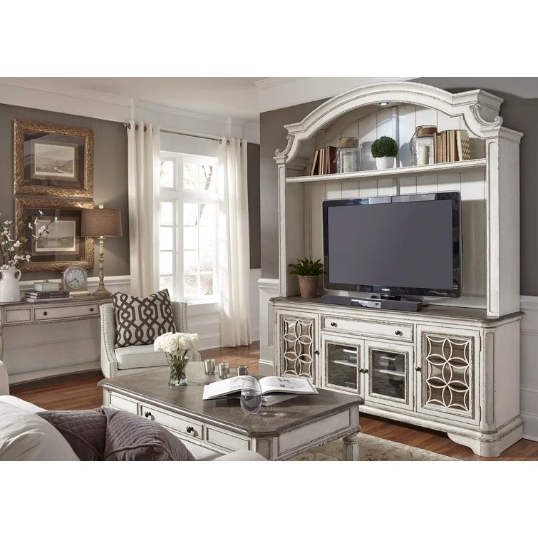 Branca Entertainment Center for TVs up to 80" - Antique White