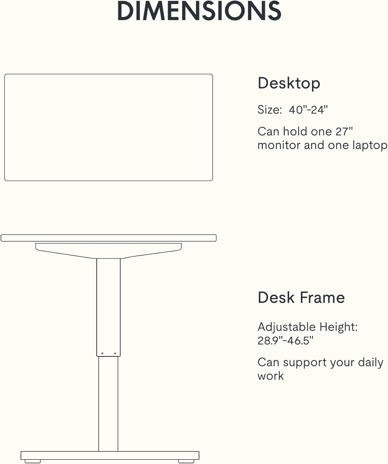 FLEXISPOT EN1 One-Piece Standing Desk 55 x 28 Inch Electric Adjustable Height Desk for Home Office and Computer Workstation (White Frame + 55" Maple Top, 2 Packages)