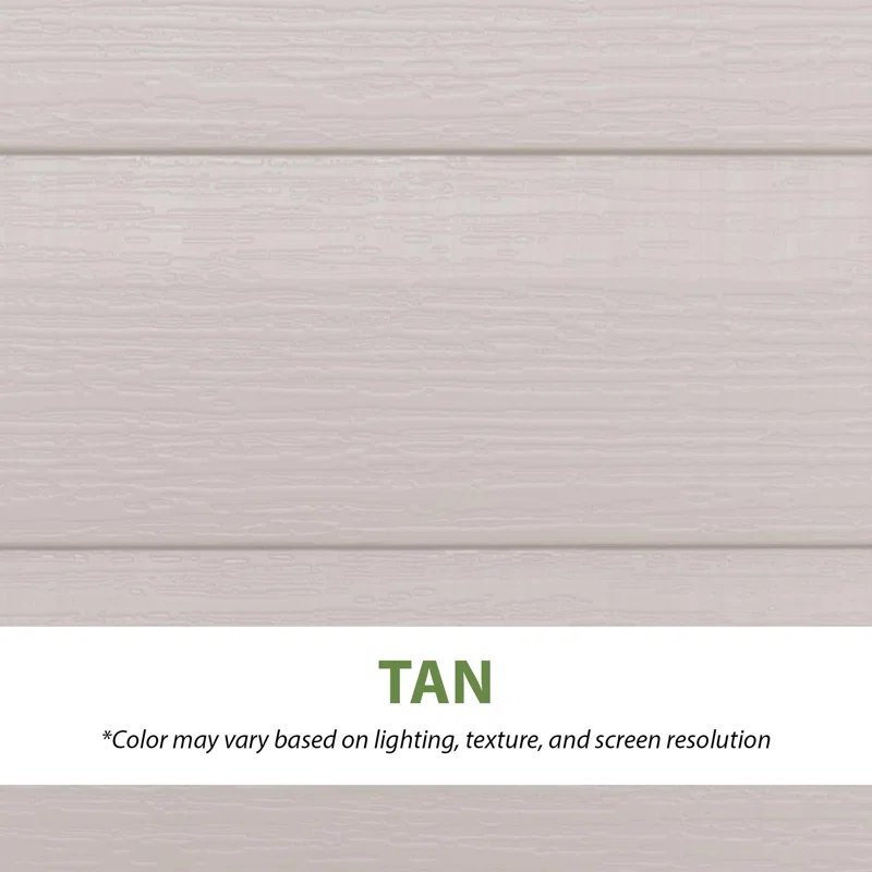 2024 NEW 20 ft. x 8 ft. High-Density Polyethylene (Plastic) Outdoor Storage Shed with Steel-Reinforced Construction