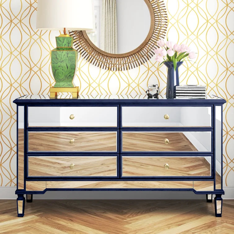 Brixton 6 Drawer 60" W Double Dresser