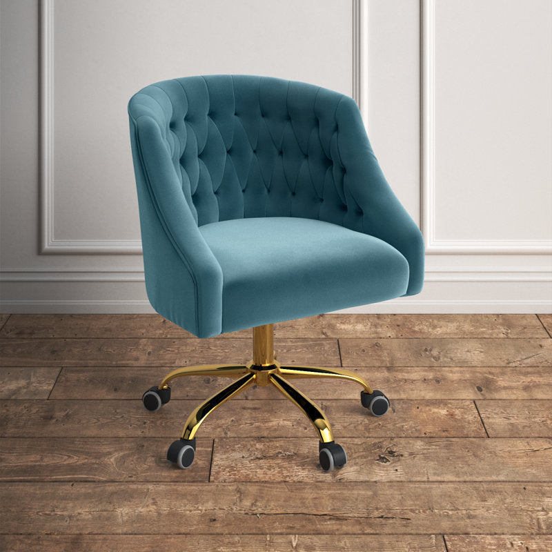 Louise Velvet Hand-Curated Task Chair