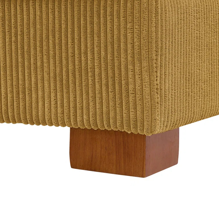 Mordecai 90'' Corduroy Sleeper Sofa