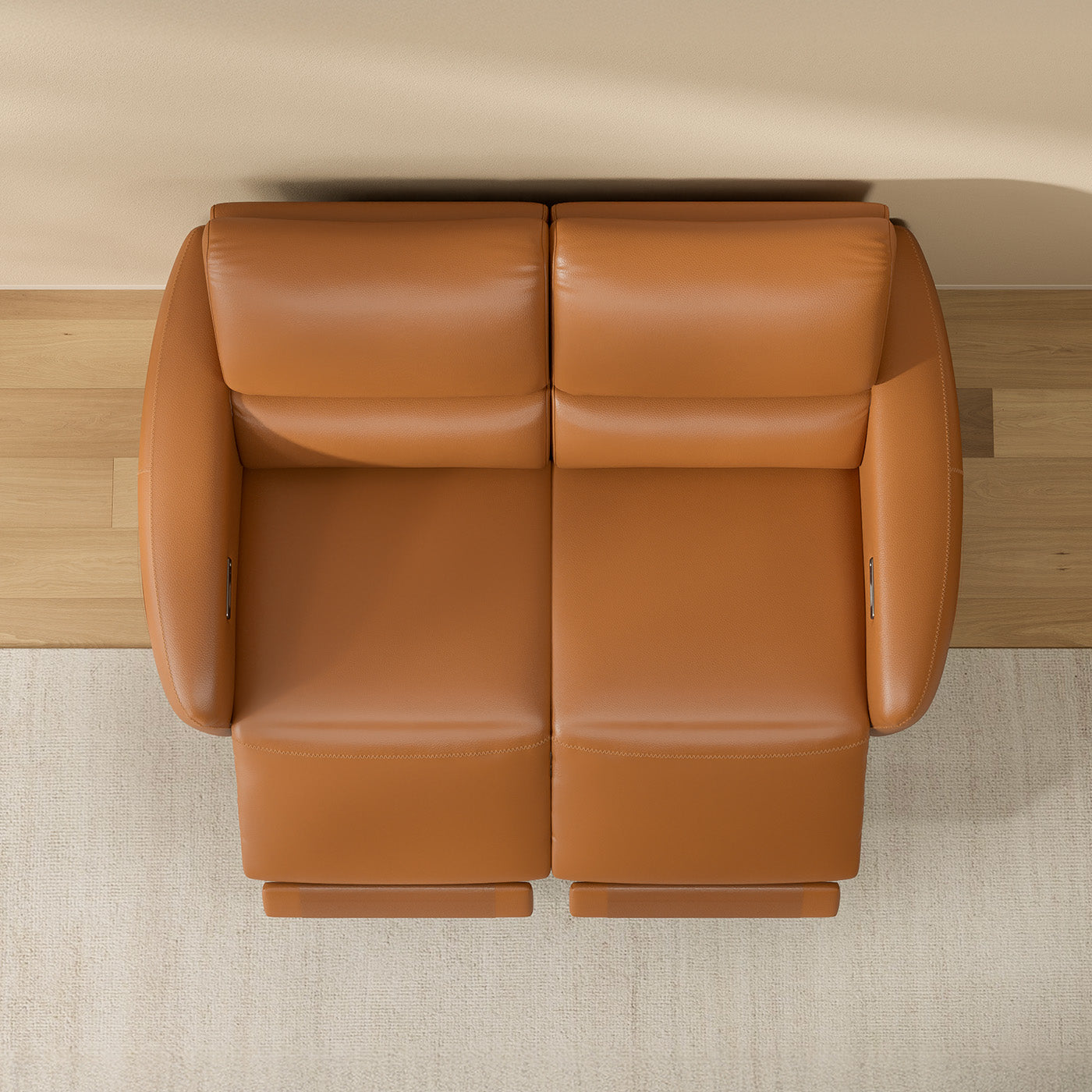 AeroStretch 3 Seater Power Zero Wall Recliner Sofa with Drop Down Table Tray