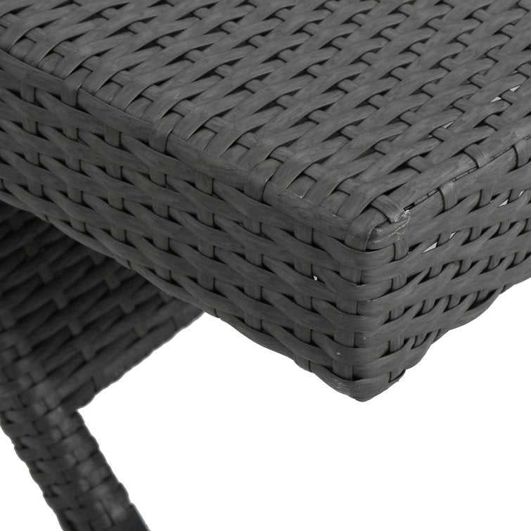 Billur Outdoor Wicker Chaise Lounge Set (Set of 2)