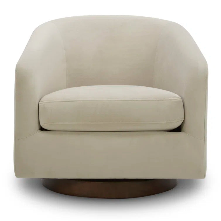 Bennett Upholstered Swivel Barrel Chair