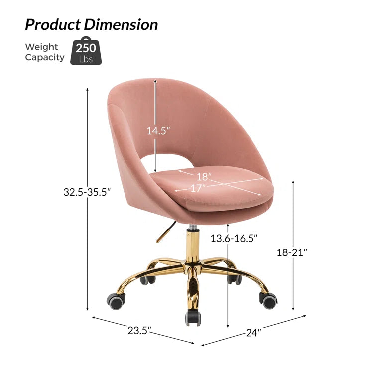 Lourdes Task Chair with Ergonomic Design